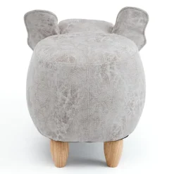 Elephant-Shaped Kids Pouf – 29.5