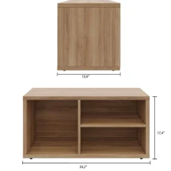 Nexera Entryway Shoe Storage Bench -