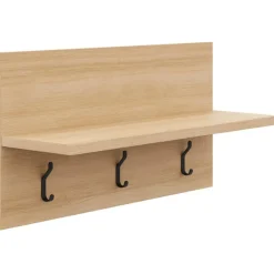 Nexera Entryway Wall-Mounted Coat Rack with Shelf