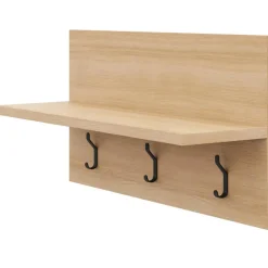 Nexera Entryway Wall-Mounted Coat Rack with Shelf