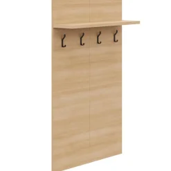 Nexera Entryway Wall-Mounted Coat Rack with Shelf
