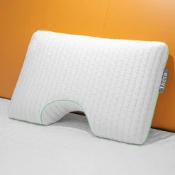Ergonomic Shoulder Pillow with Green Tea-Infused Memory Foam