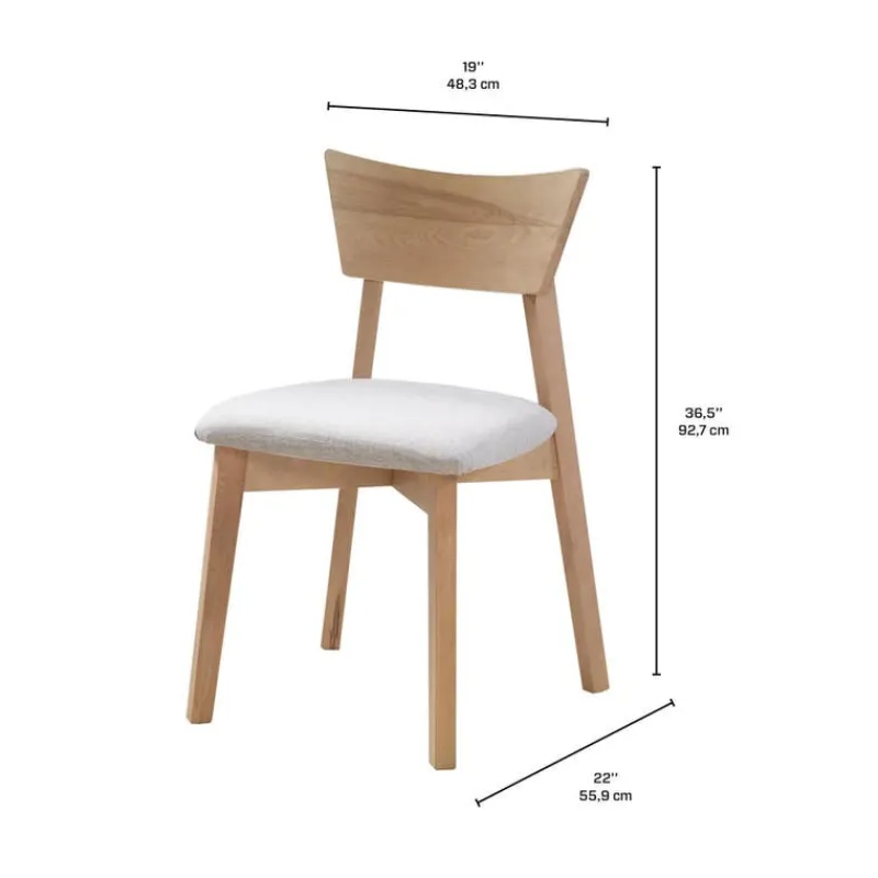 Arboit Poitras Extendable Rectangular Dining Table (54" to 70") with 6 Chairs -