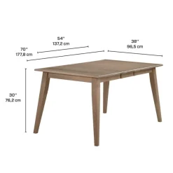 Arboit Poitras Extendable Rectangular Dining Table (54" to 70") -