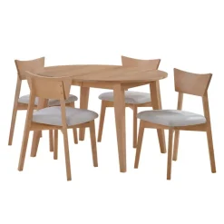 Arboit Poitras Extendable Round Dining Table (48