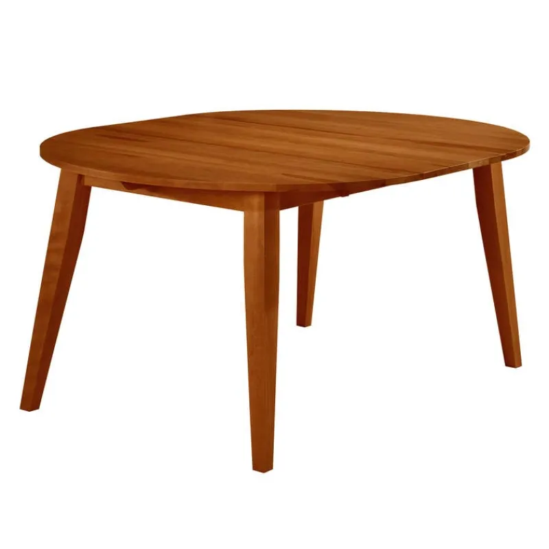 Arboit Poitras Extendable Round Dining Table (48" to 66") with 4 Chairs -