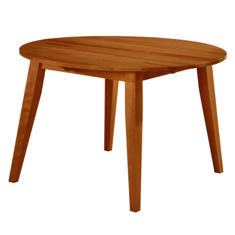Arboit Poitras Extendable Round Dining Table (48" to 66") with 4 Chairs -