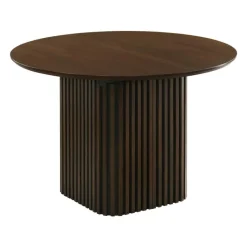 Extendable Round Pedestal Dining Table (48 to 83