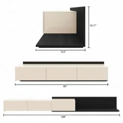 Nexera Extendable TV Console -