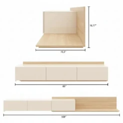 Nexera Extendable TV Console -