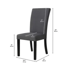Fabric Chairs (Set of 2) -