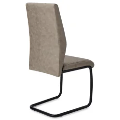 Monarch Fabric Chairs with Black Base (Set of 2) - -