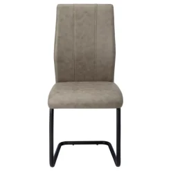 Monarch Fabric Chairs with Black Base (Set of 2) - -