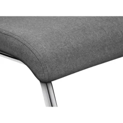 Monarch Fabric Chairs with Chrome Base (Set of 2) - -