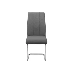 Monarch Fabric Chairs with Chrome Base (Set of 2) - -