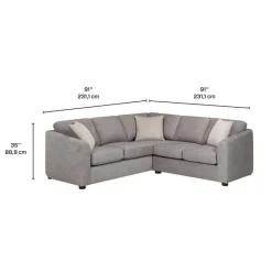 Sofa By Fancy Fabric Sectional