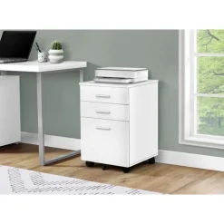 Monarch Filing cabinet - 3 drawer / on castors -