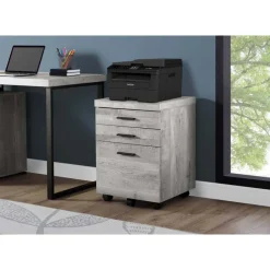 Monarch Filing cabinet - 3 drawer / reclaimed wood / castors -