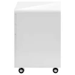 Monarch Filing cabinet - 3 drawers / gloss / castors -