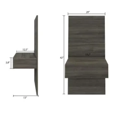 Nexera Floating Nightstand Extension Panel (set of 2) -