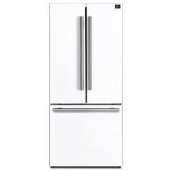 FORNO 17,5 Cu Ft 30 In Refrigerator Bottom Freezer, French door - FFFFD1974-31
