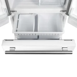 FORNO 17,5 Cu Ft 30 In Refrigerator Bottom Freezer, French door - FFFFD1974-31
