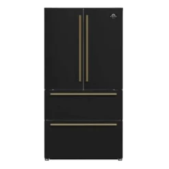 FORNO 19,2 Cu Ft 36 In Refrigerator Bottom Freezer, French door - FFRBI1820-36