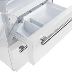 FORNO 19,2 Cu Ft 36 In Refrigerator Bottom Freezer, French door - FFRBI1820-36