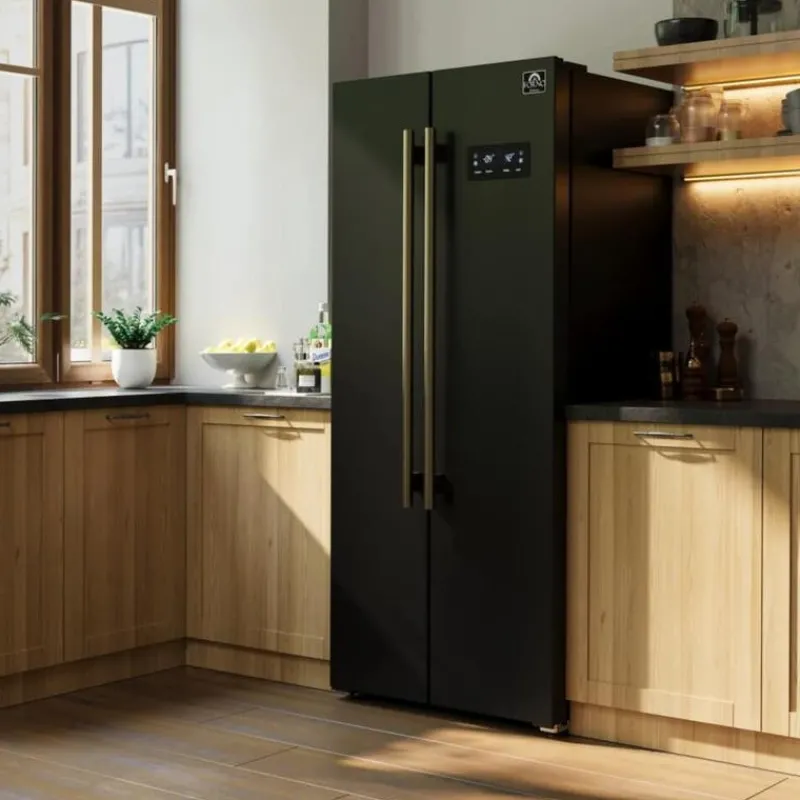 FORNO 15,6 Cu Ft 33 In Refrigerator Side by side - FFRBI1805-33