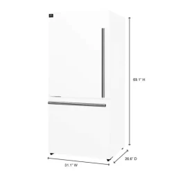 FORNO 17,2 Cu Ft 31 In Refrigerator Bottom Freezer - FFFFD1786-31