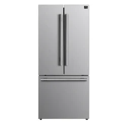 FORNO 17,5 Cu Ft 30 In Refrigerator Bottom Freezer, French door - FFFFD1974-31