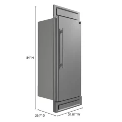 FORNO 13.6 cu.ft. 28 in Right-Side Built-In Convertible Refrigerator All refrigerator, Convertible Freezer - FFFFD1722-RS
