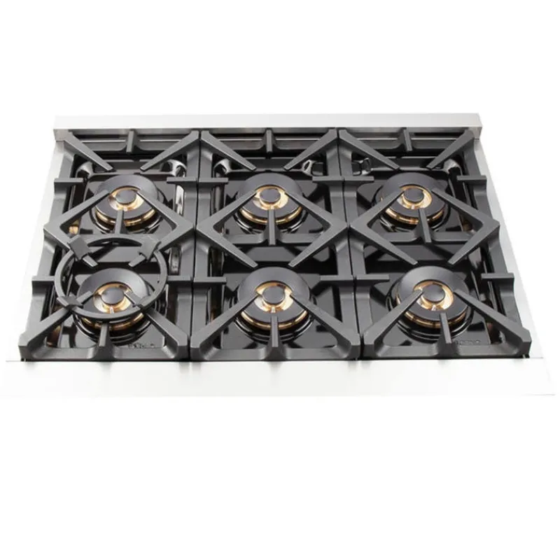 FORNO 36'' Dual Fuel Range 36" Electric Gas - FFSGS6187-36