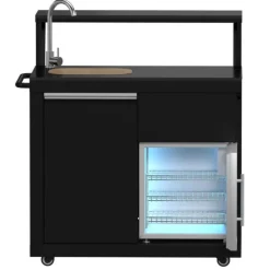 FORNO All'Aperto Outdoor Kitchen with BBQ, Sink and Bar – 62 600 BTU