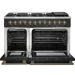 FORNO Dual Fuel Range 48" Electric Gas - FFSGS6156-48