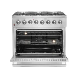 FORNO Dual Fuel Range 36" Dual Energy Gas - FFSGS6156-36