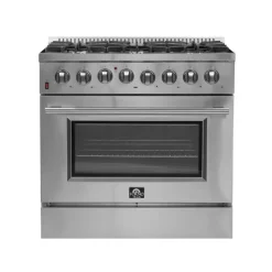 FORNO Dual Fuel Range 36" Dual Energy Gas - FFSGS6156-36