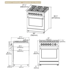 FORNO Dual Fuel Range 30