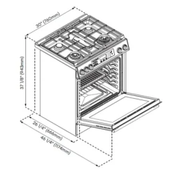 FORNO Gas Range 30