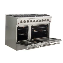 FORNO Gas Range 48" Electric Gas - FFSGS6244-48