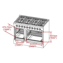 FORNO Gas Range 48