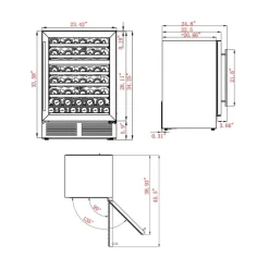 FORNO 24-Inch Wine Cooler 24