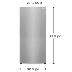 Frigidaire 20 Cu Ft 33 In Freezer , Vertical, 33" - FFUE2022AF