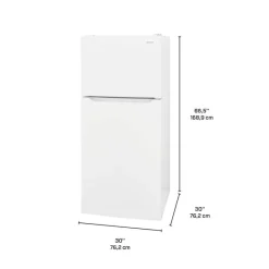 Frigidaire 18 Cu ft 30 In Refrigerator Top Freezer - FFHT1814YW