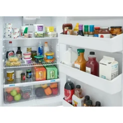 Frigidaire 18 Cu ft 30 In Refrigerator Top Freezer - FFHT1814YW