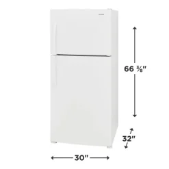 Frigidaire 20 Cu ft Refrigerator Top Freezer - FFHT2022AW