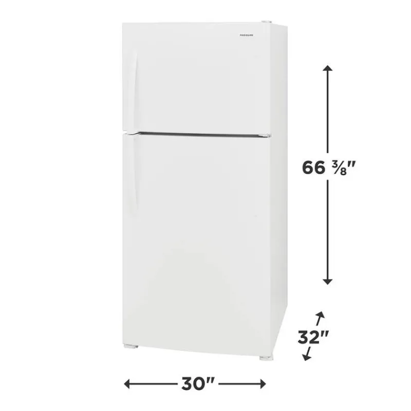 Frigidaire 20 Cu ft Refrigerator Top Freezer - FFHT2022AW