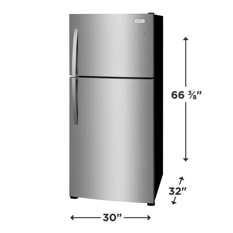 Frigidaire 20 Cu ft Refrigerator Top Freezer - FFHT2022AS