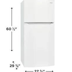 Frigidaire 27 in 13,9 cu ft refrigerator Top Freezer - FFHT1425VW