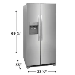 Frigidaire 33 in 22,3 Cu Ft refrigerator French door - FRSS2323AS